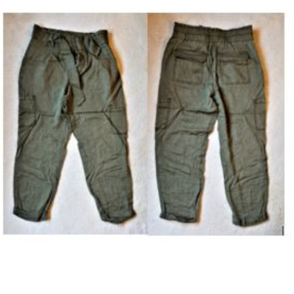 NWOT Free People Summer’s Over Green Cargo Pants 2 - Picture 3 of 10